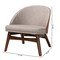 Baxton Studio Lovella MidCentury Modern Grey Fabric and Walnut Brown Finished Wood 2Piece Accent Chair Set 225-2PC-12949-ZORO - alternate 3